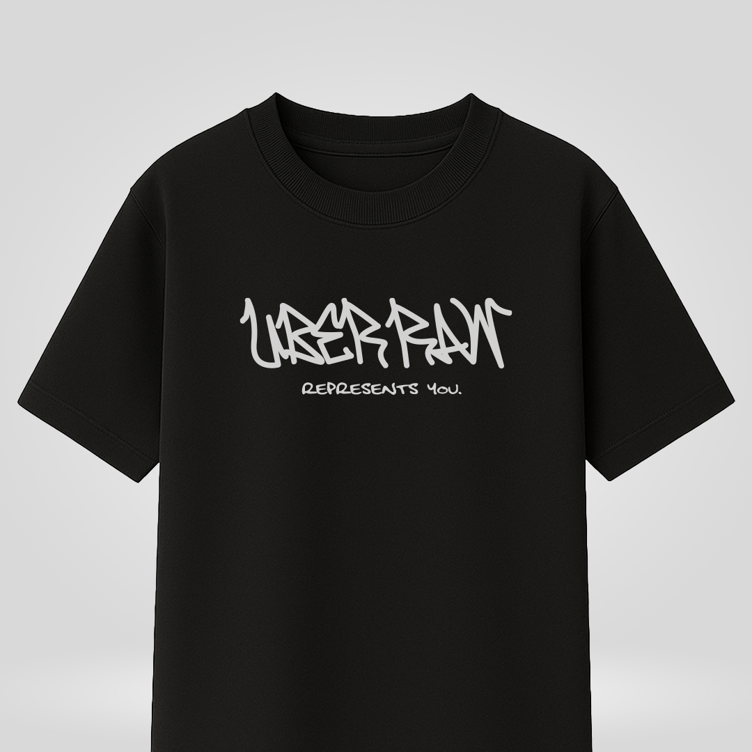 UberRaw Basic T-Shirt in Classic Black