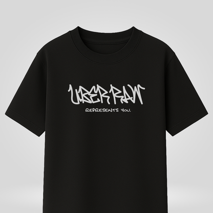 UberRaw Basic T-Shirt in Classic Black
