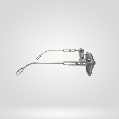 Chrome Hustle Rectangular Sunglasses