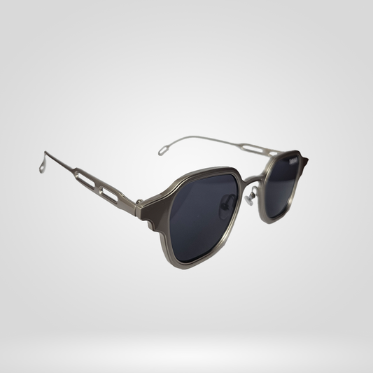 Chrome Hustle Rectangular Sunglasses