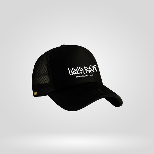 Black Trucker Cap
