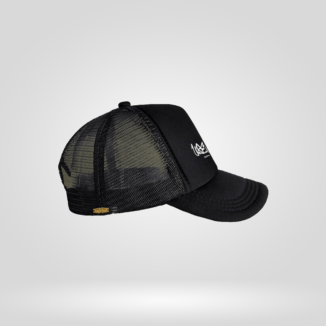 Black Trucker Cap