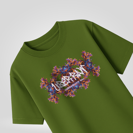 Champion Tee in Olive Green