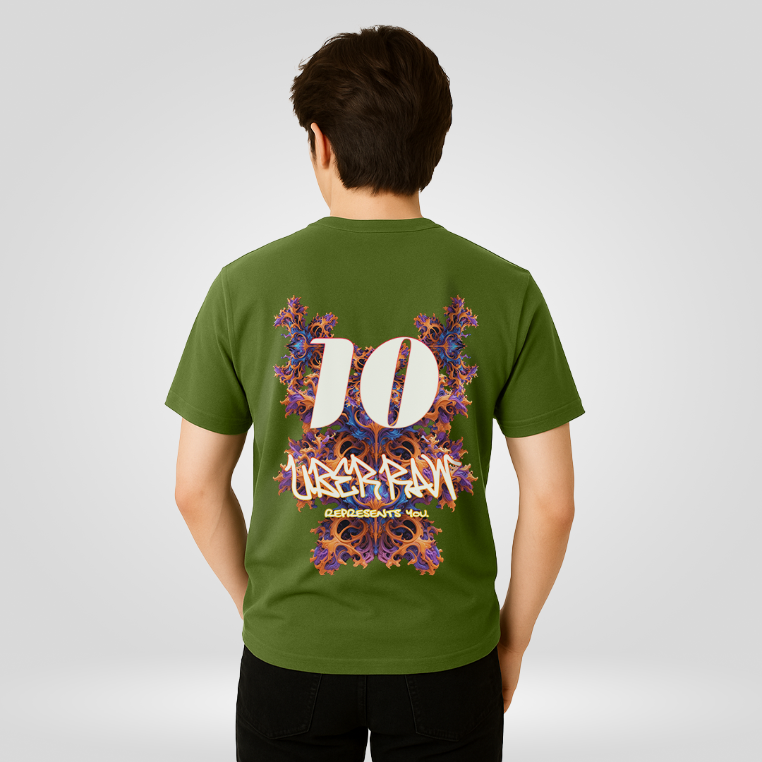 Champion Tee in Olive Green