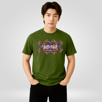 Champion Tee in Olive Green