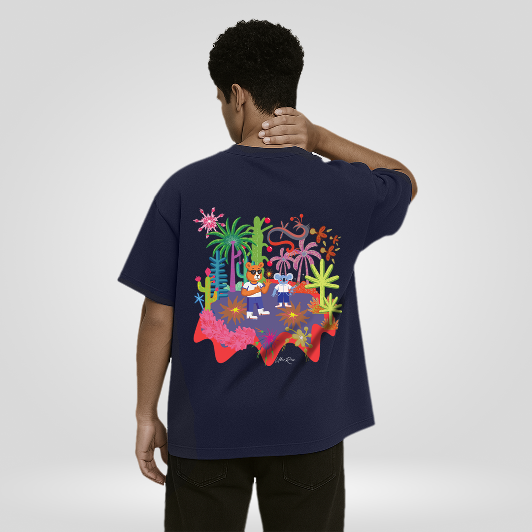 Yobro Chapter 2 Tee in Navy Blue